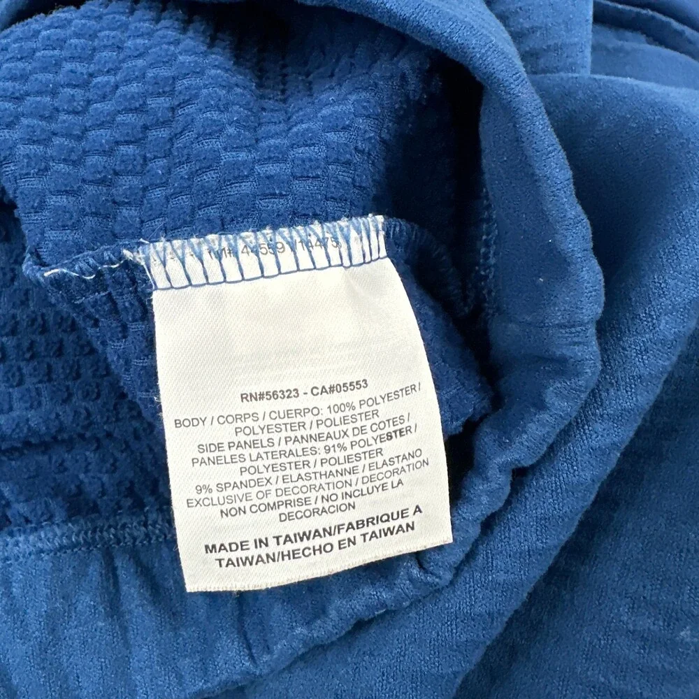 Nike Golf Sweater Men Medium Blue Therma Fit Pullover Embroidery Swoosh M *